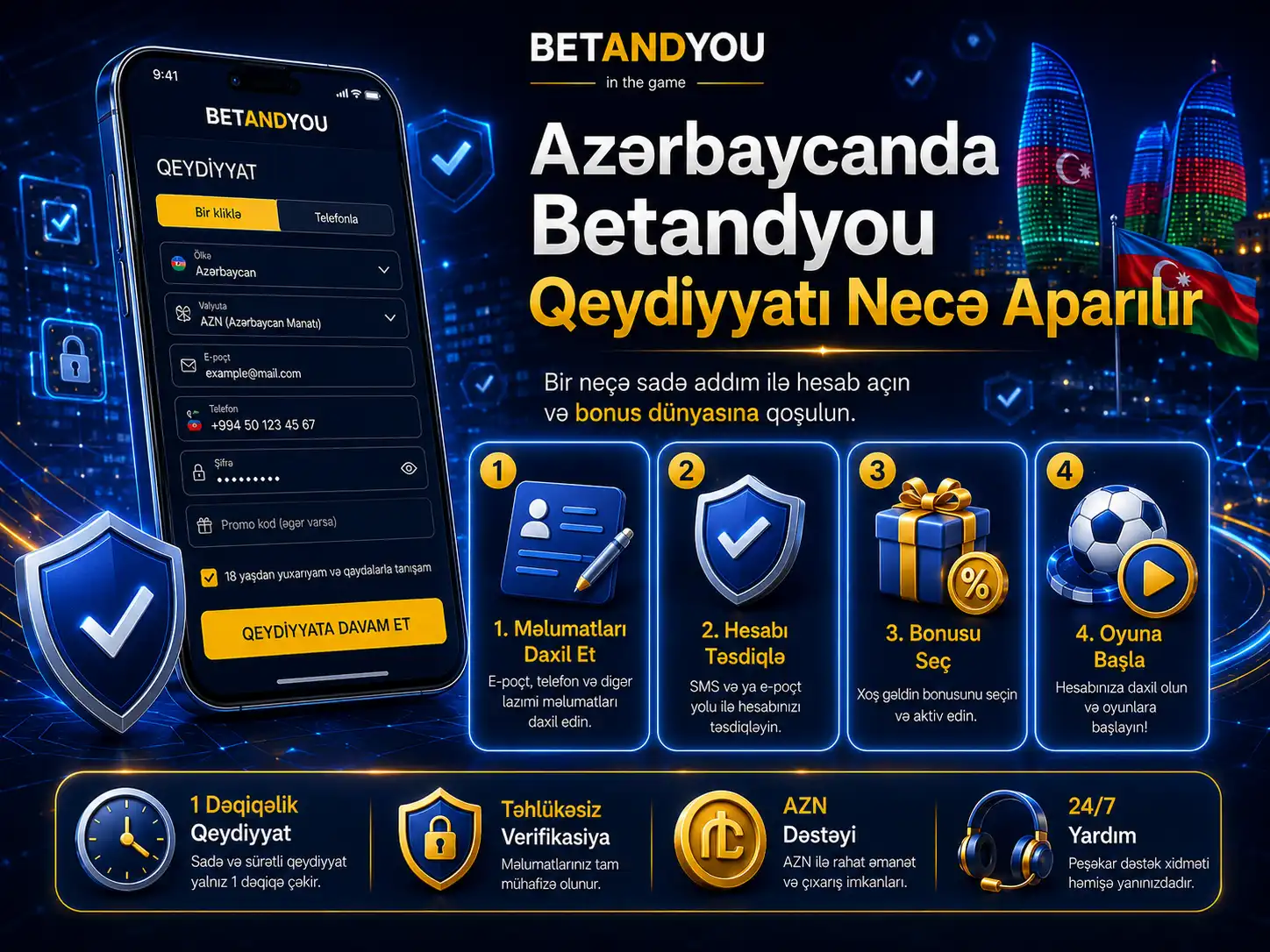 Azərbaycanda Betandyou Qeydiyyatı Necə Aparılır